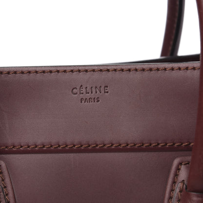 Celine Supple Calfskin Medium Phantom Luggage Burgundy 11 of 11