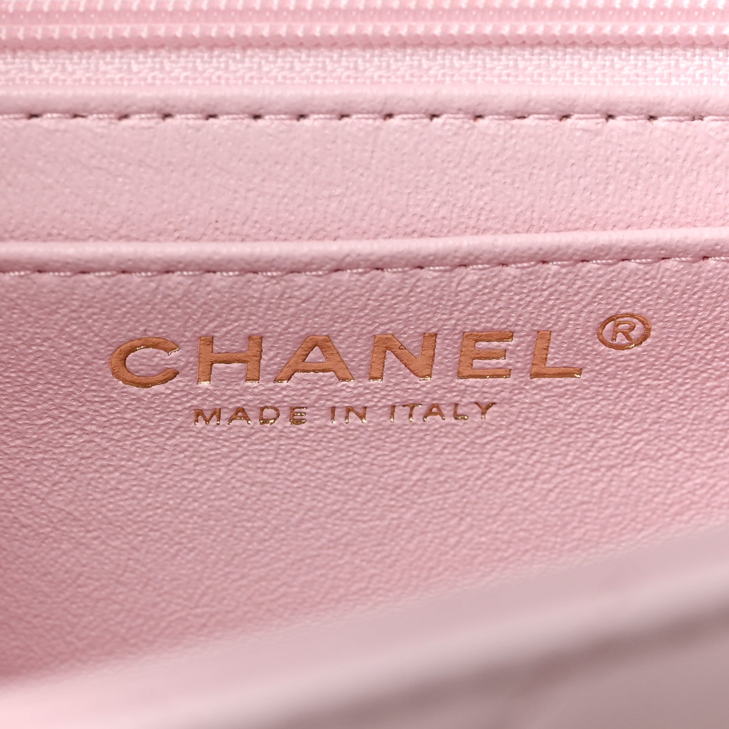Chanel Lambskin Quilted Mini Top Handle Rectangular Flap Light Pink 6 of 9