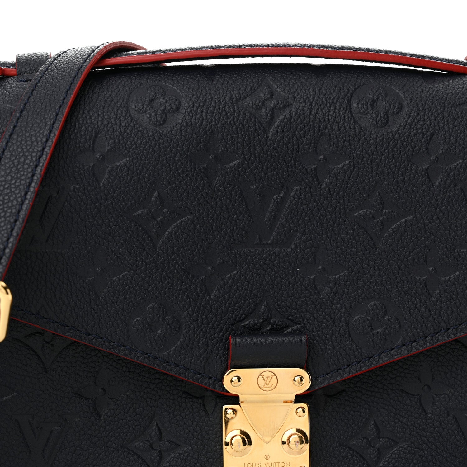 Louis Vuitton Empreinte Pochette Metis Marine Rouge 7 of 10