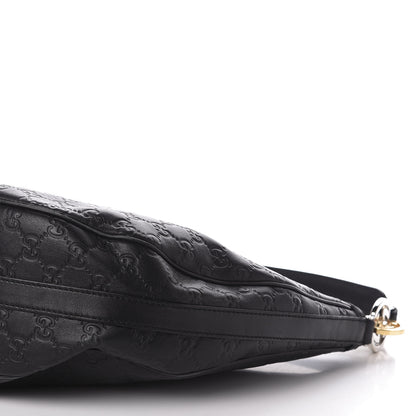 Gucci Guccissima Medium GG Twins Hobo Black 9 of 13