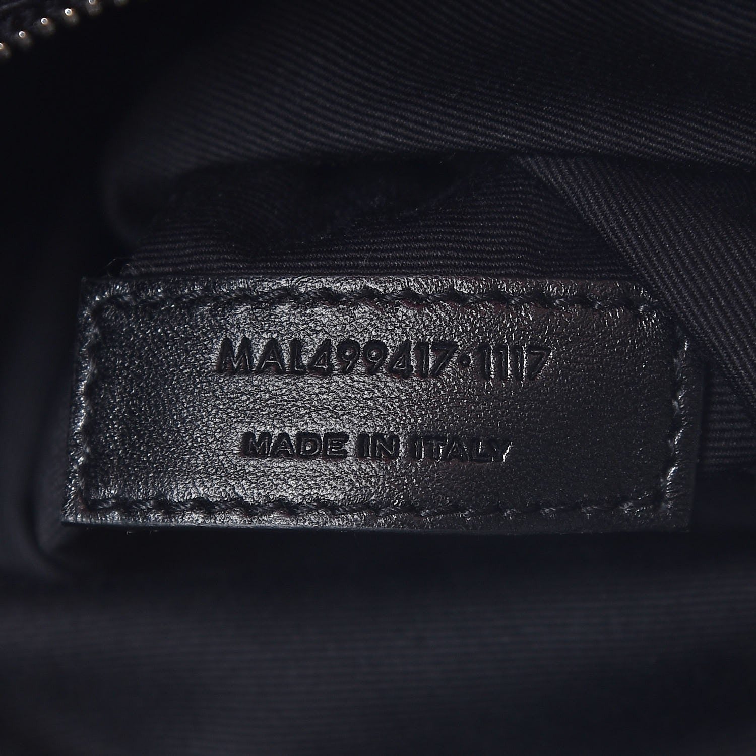 Saint Laurent Lambskin Patchwork Jamie Drawstring Bag Black 7 of 7