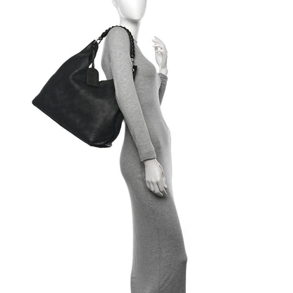 Louis Vuitton Mahina Carmel Hobo Black 2 of 12