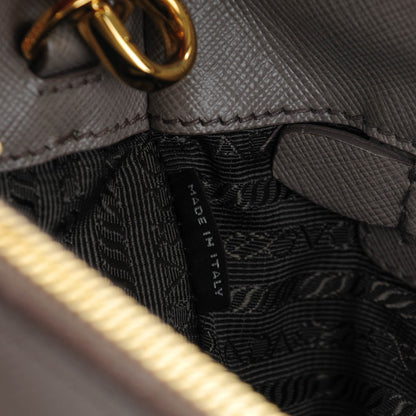 Prada Saffiano Small Galleria Double Zip Tote Argilla 8 of 8