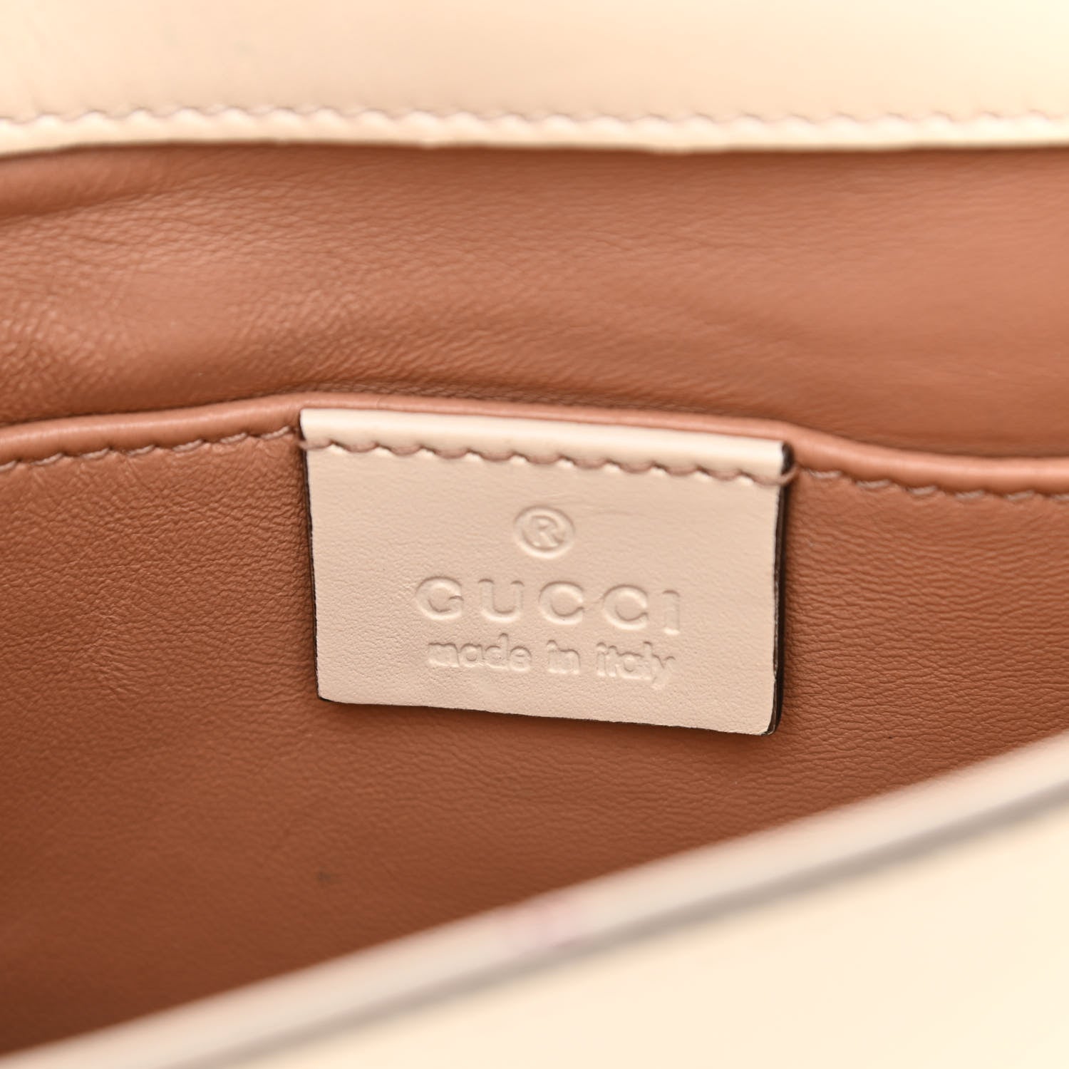 Gucci Nappa Pearl Studded Mini Queen Margaret Broadway Shoulder Bag Mystic White 6 of 8