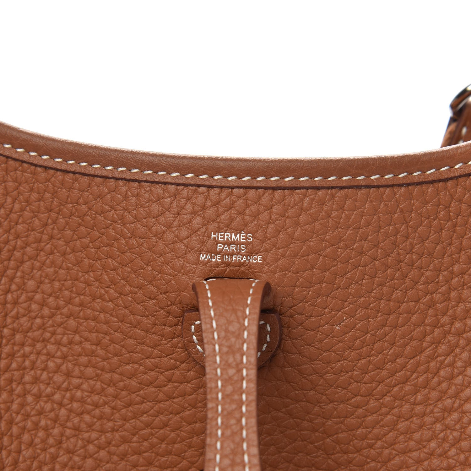 Hermes Taurillon Clemence Evelyne TPM Gold 6 of 10