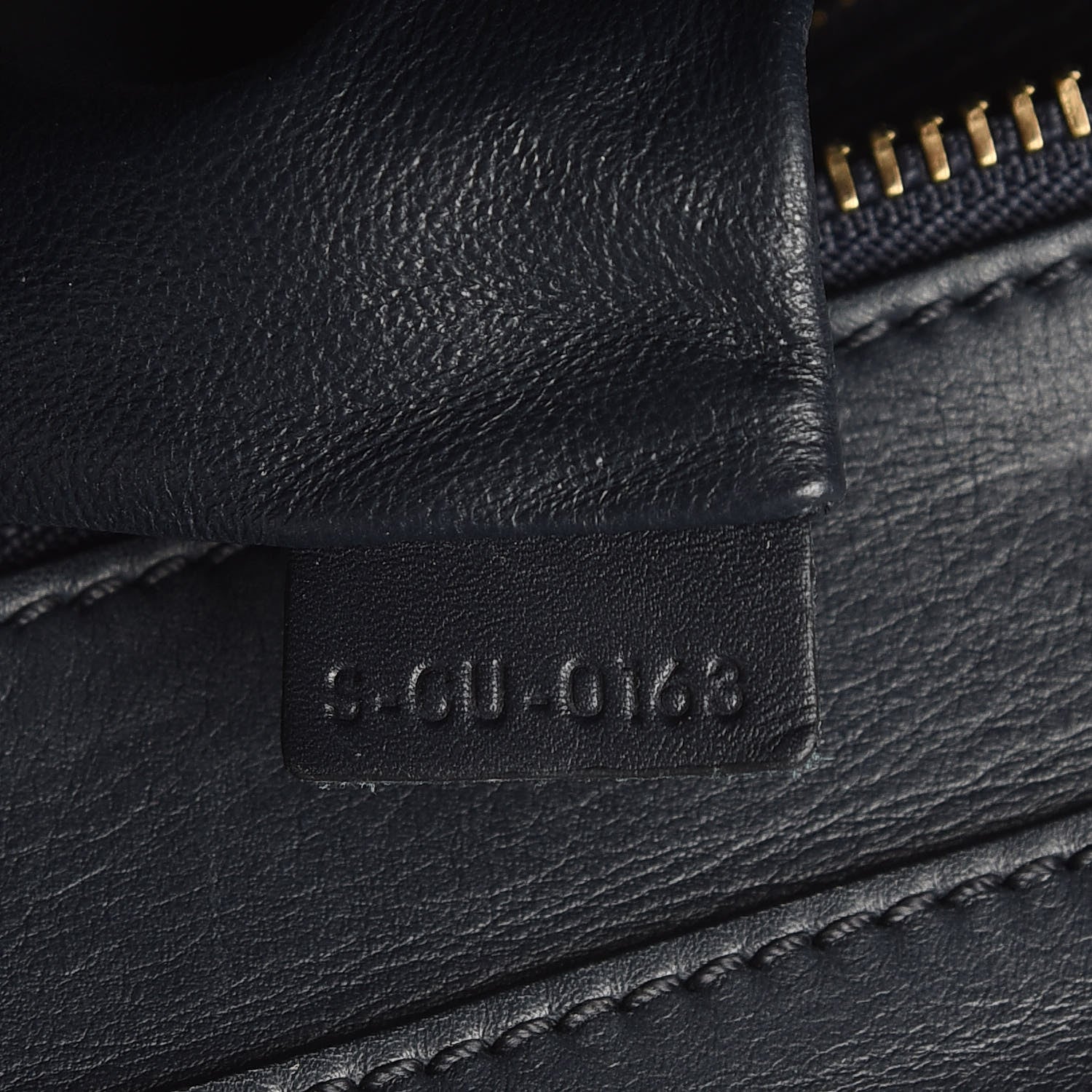Celine Smooth Calfskin Micro Luggage Navy Blue 7 of 13