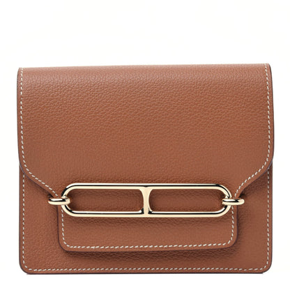 Hermes Evercolor Roulis Slim Wallet Gold 2 of 9