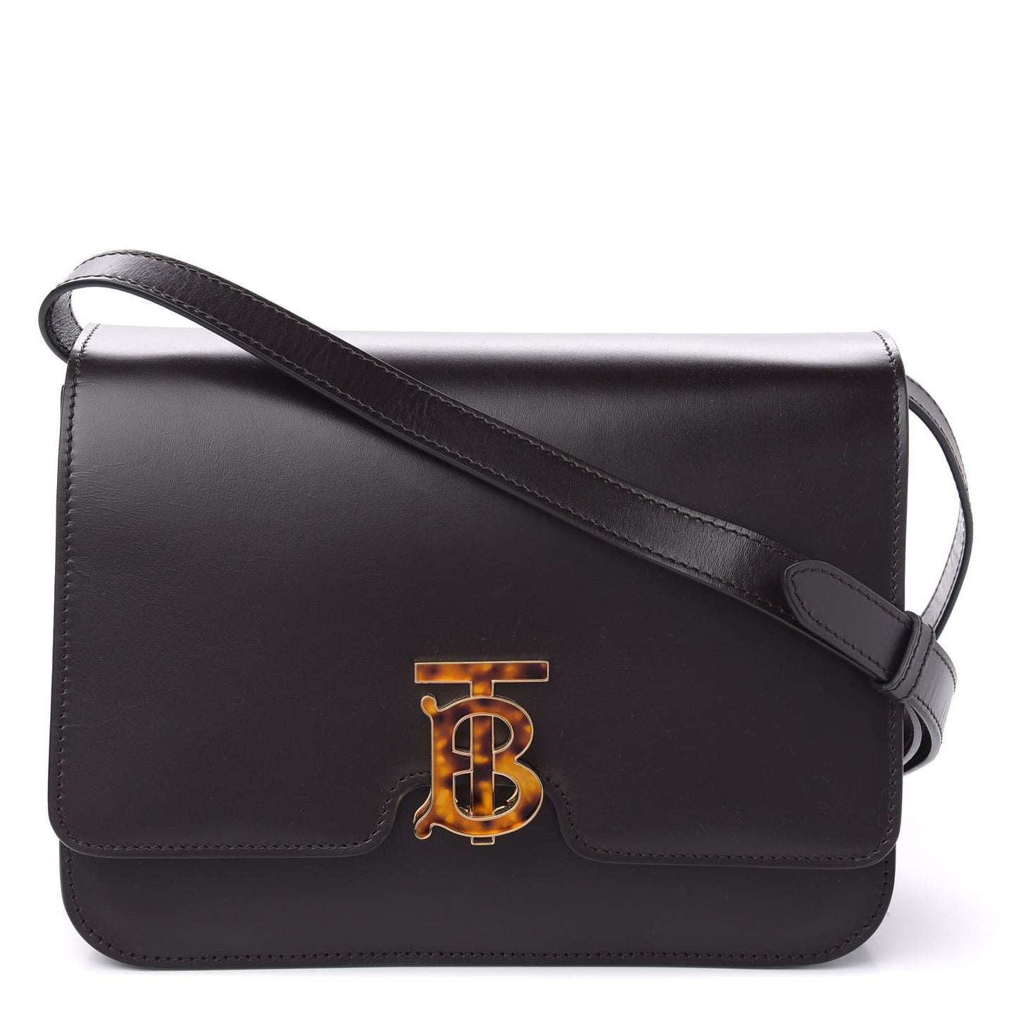 Calfskin Medium TB Bag Coffee