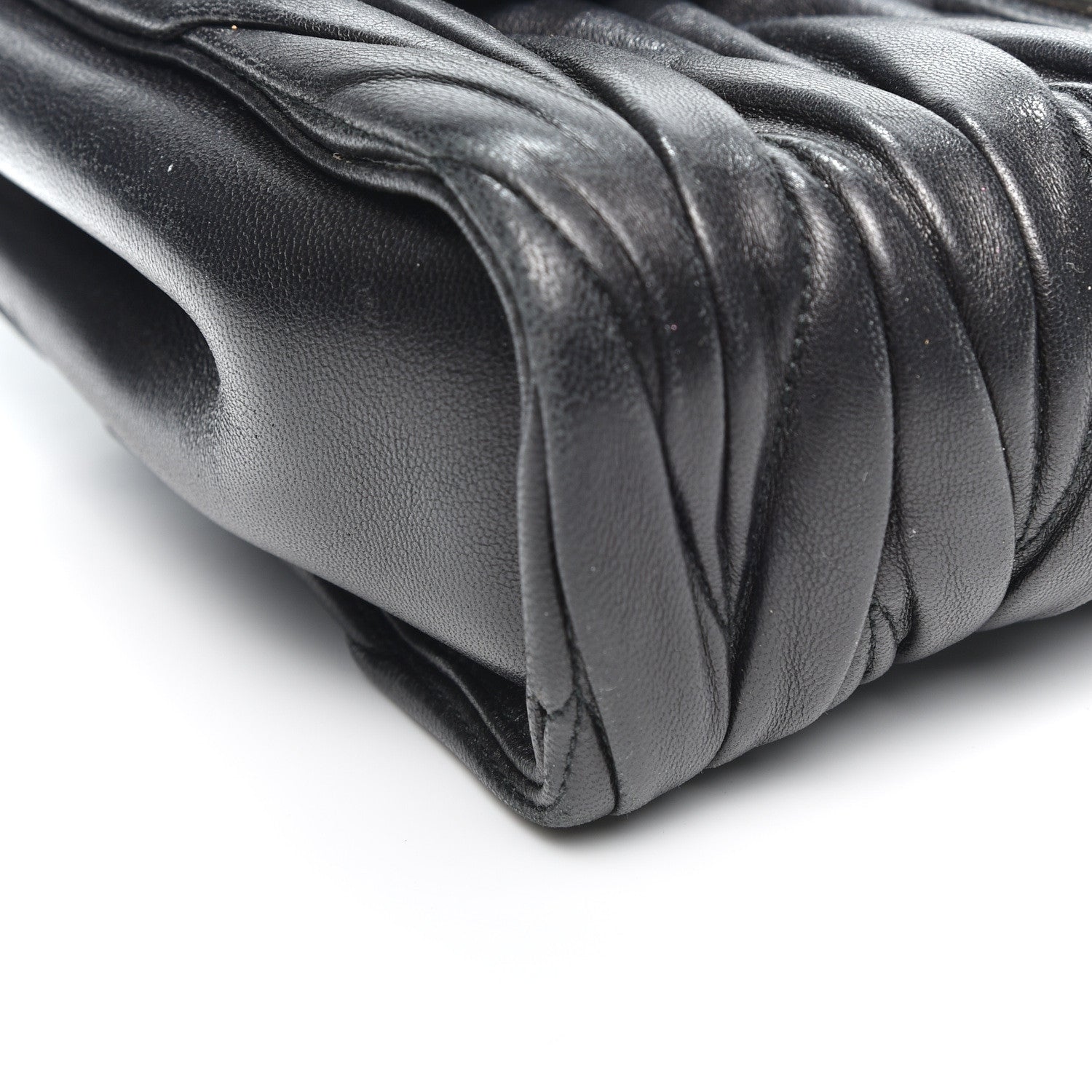 Miu Miu Nappa Matelasse Flap Black 6 of 8