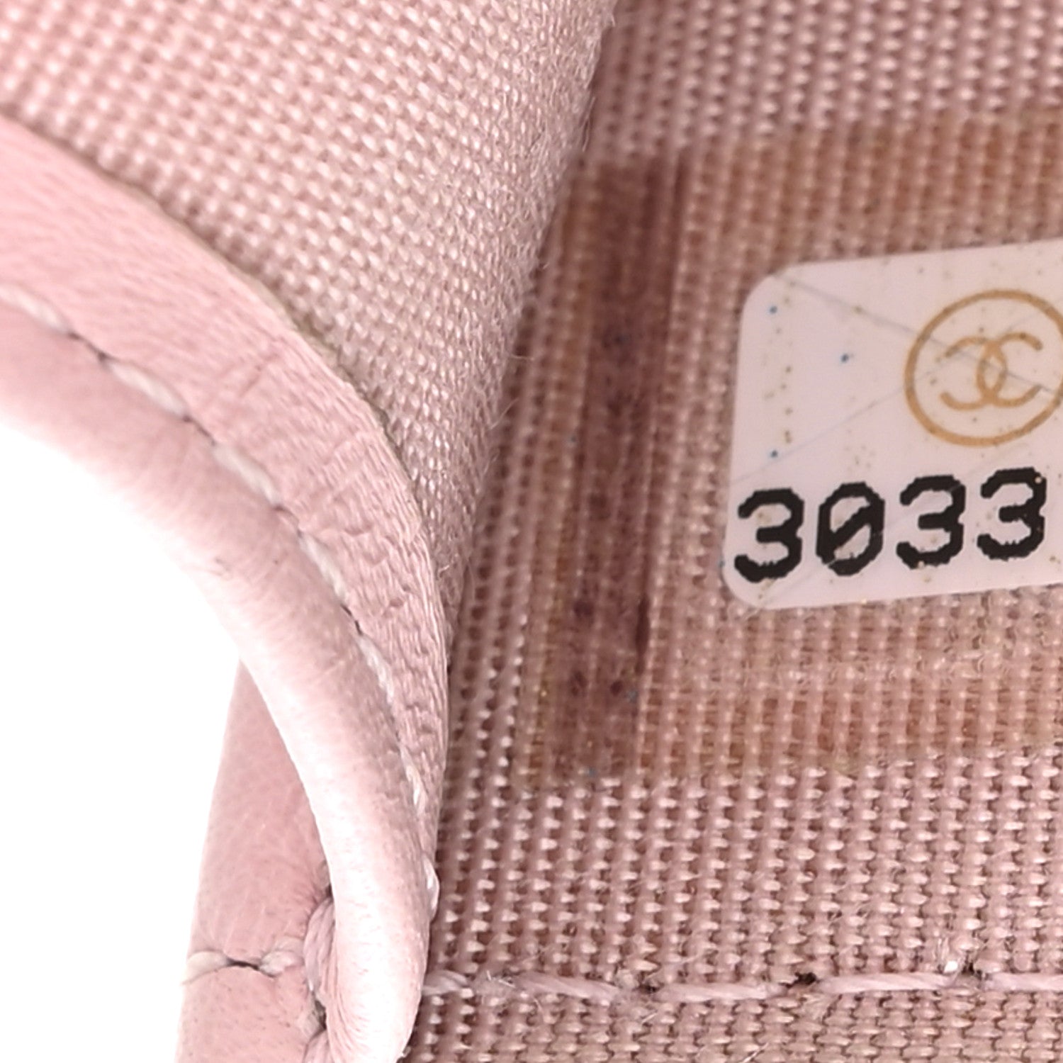 Chanel Lambskin Quilted Pearl Phone Holder With Chain Pink 8 of 11