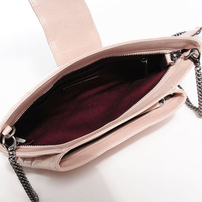 Chanel Glazed Calfskin Duo Color Clutch Light Pink 5 of 9