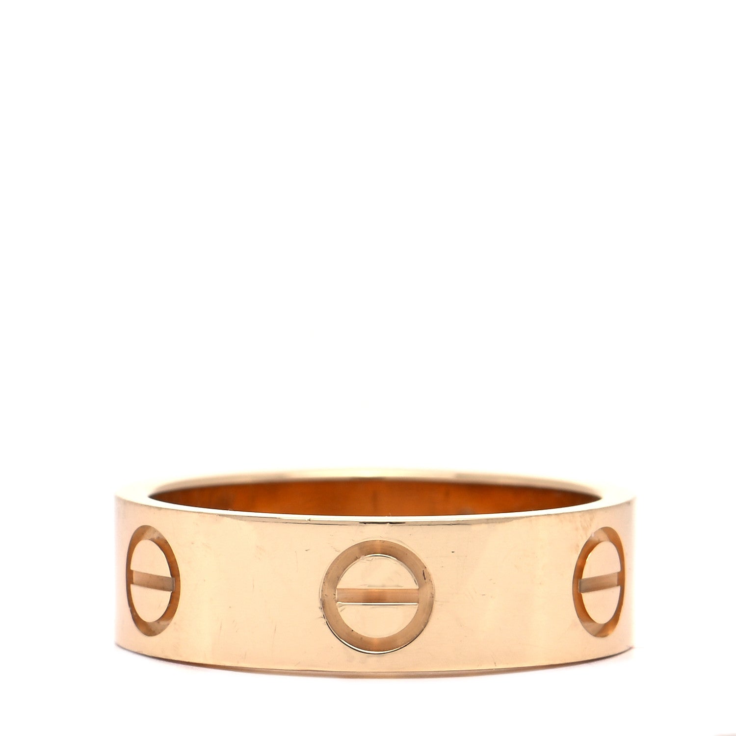 Cartier 18K Yellow Gold 5.5mm LOVE Ring 51 5.75 3 of 6