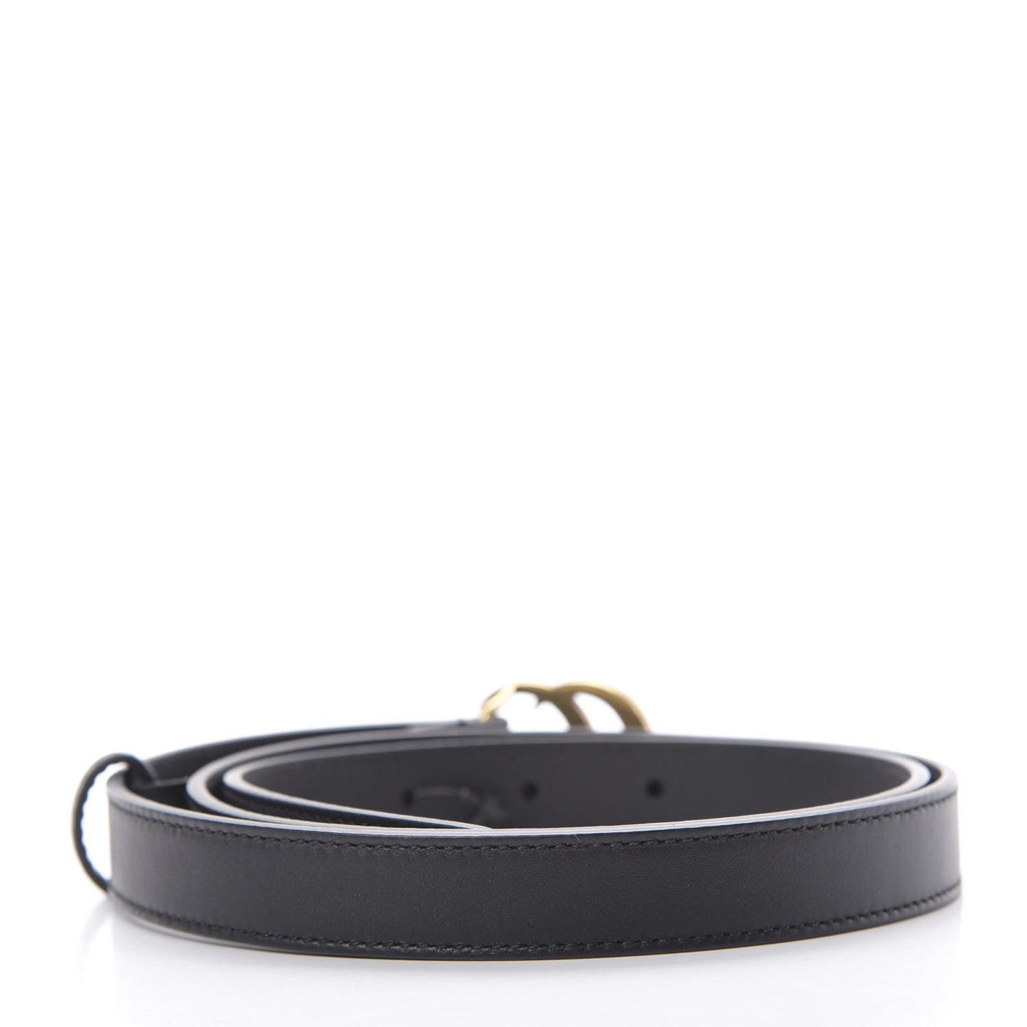 Calfskin Double G 20mm Belt 90 36 Black