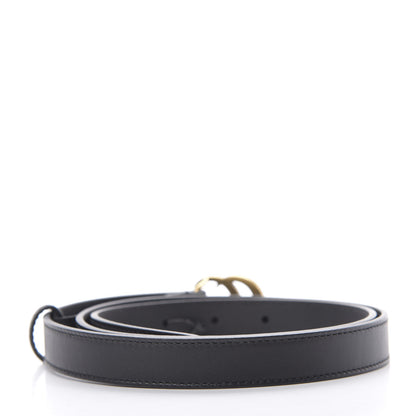 Gucci Calfskin Double G 20mm Belt 90 36 Black 2 of 5