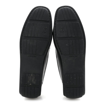 Louis Vuitton Monogram Multicolor Lock Oxford Loafers 39.5 Black 6 of 10