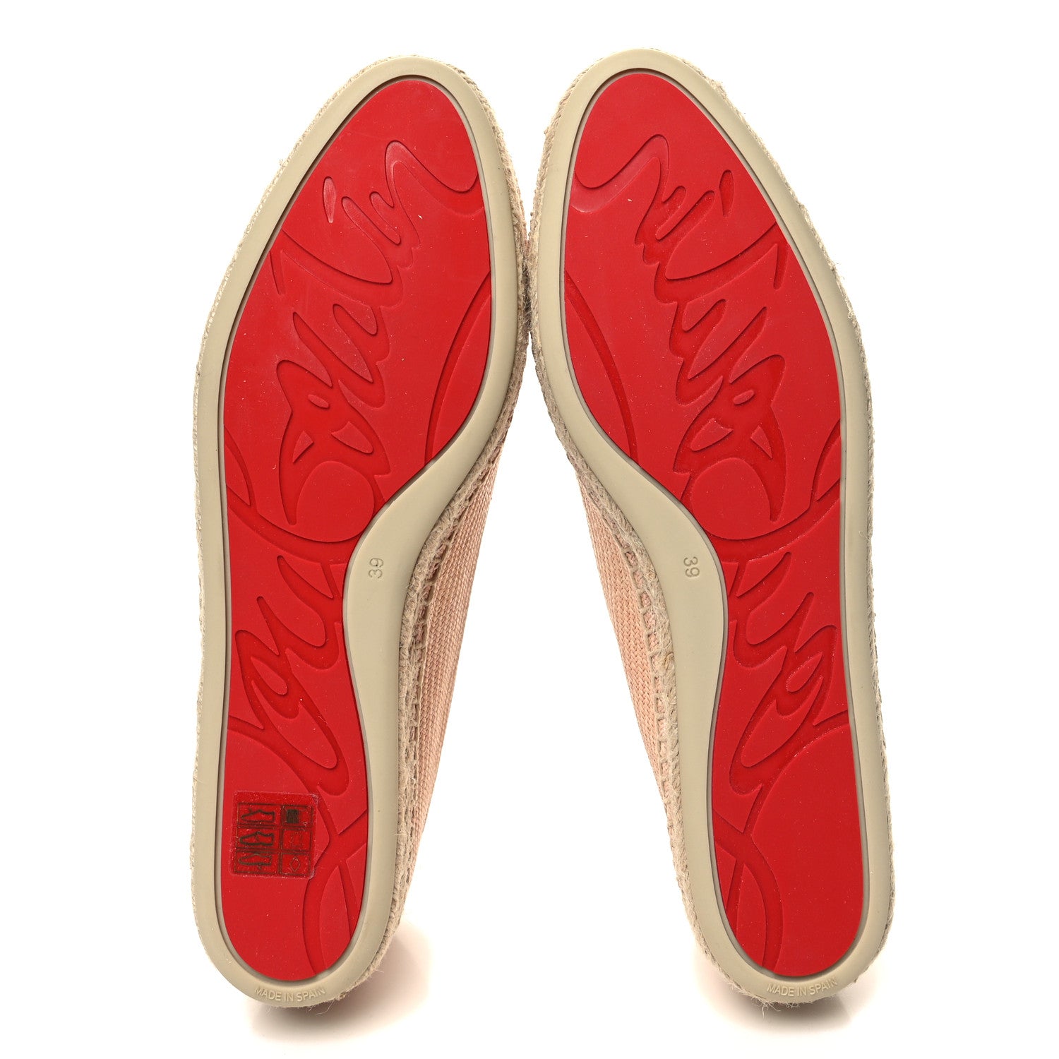 Christian Louboutin Nanou Orlato Donna Espadrilles 39 Paille Croisette 5 of 10