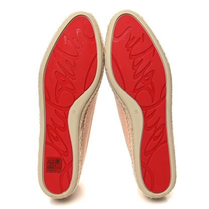 Christian Louboutin Nanou Orlato Donna Espadrilles 39 Paille Croisette 5 of 10