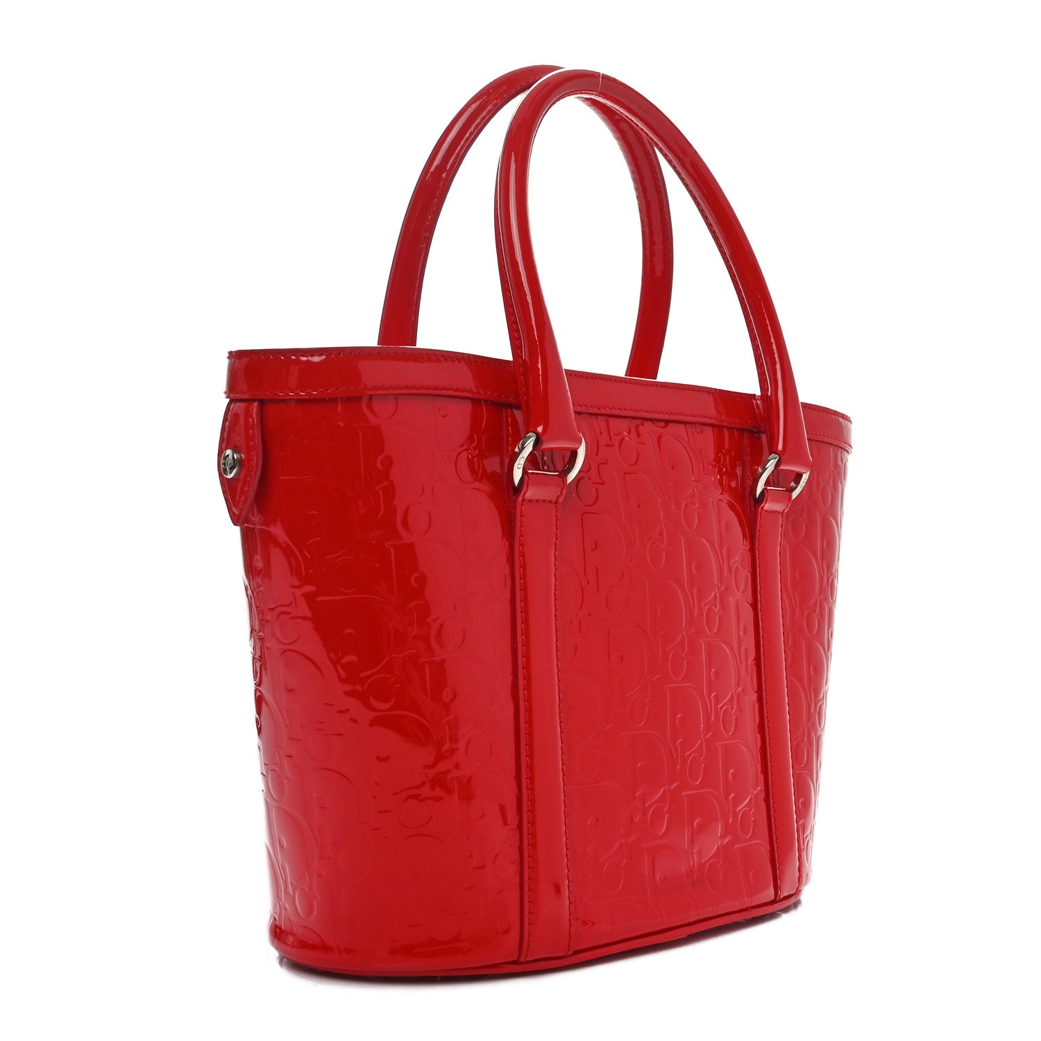 Christian Dior Patent Ultimate Tote Red 3 of 10