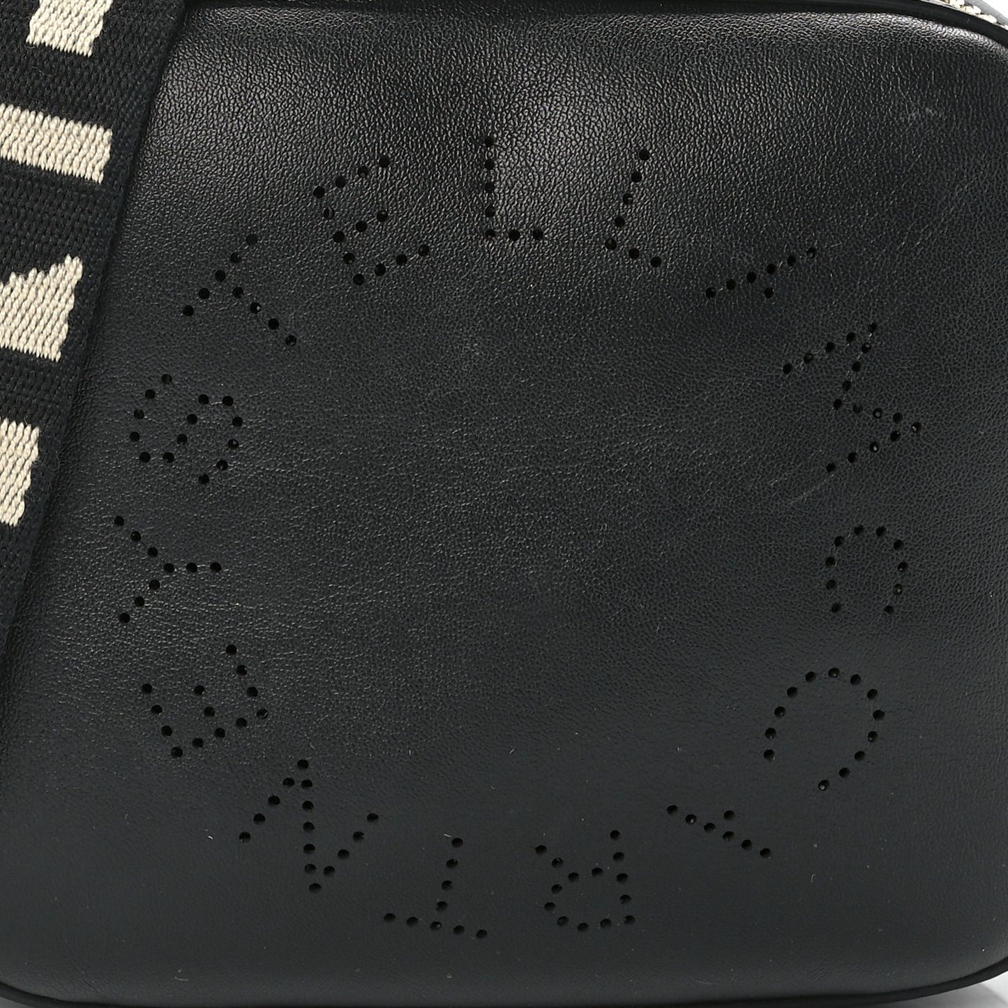 Eco Alter Nappa Perforated Logo Mini Bag Black