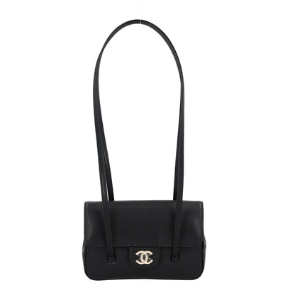 Chanel Shiny Caviar Mini Preppy Coco Shoulder Bag Black 1 of 10