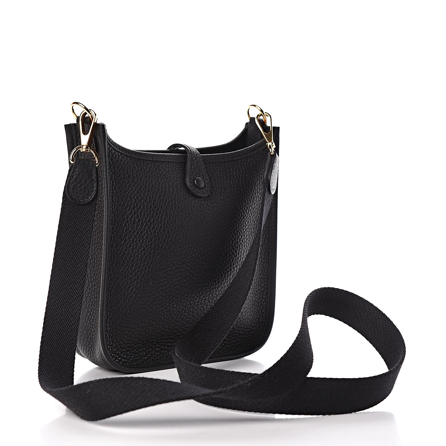 Hermes Taurillon Clemence Evelyne TPM Black 3 of 11