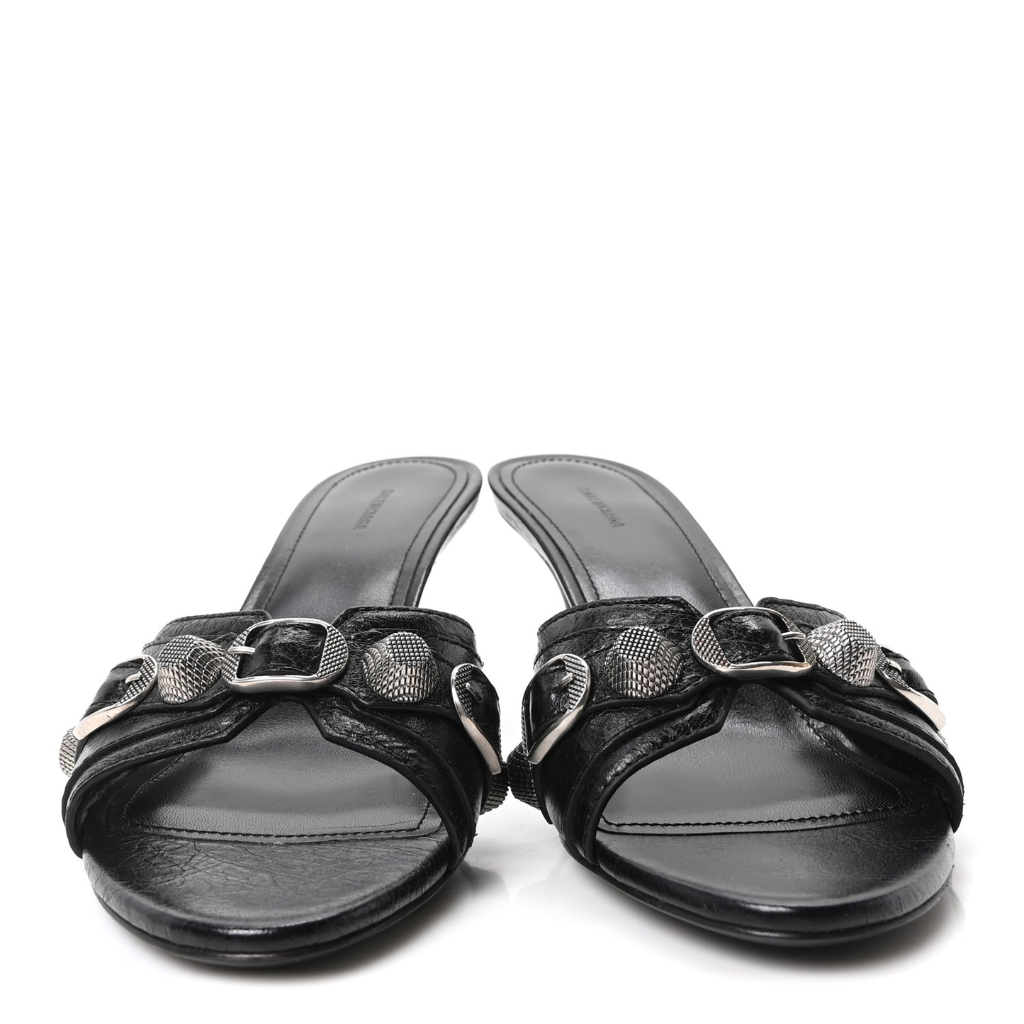 Agneau Arena Cagole 50mm Slide Sandals 37 Black