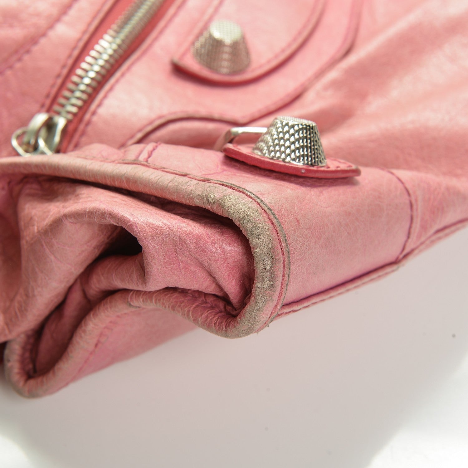 Balenciaga Agneau Giant 21 Silver Hardware City Pivoine 9 of 11