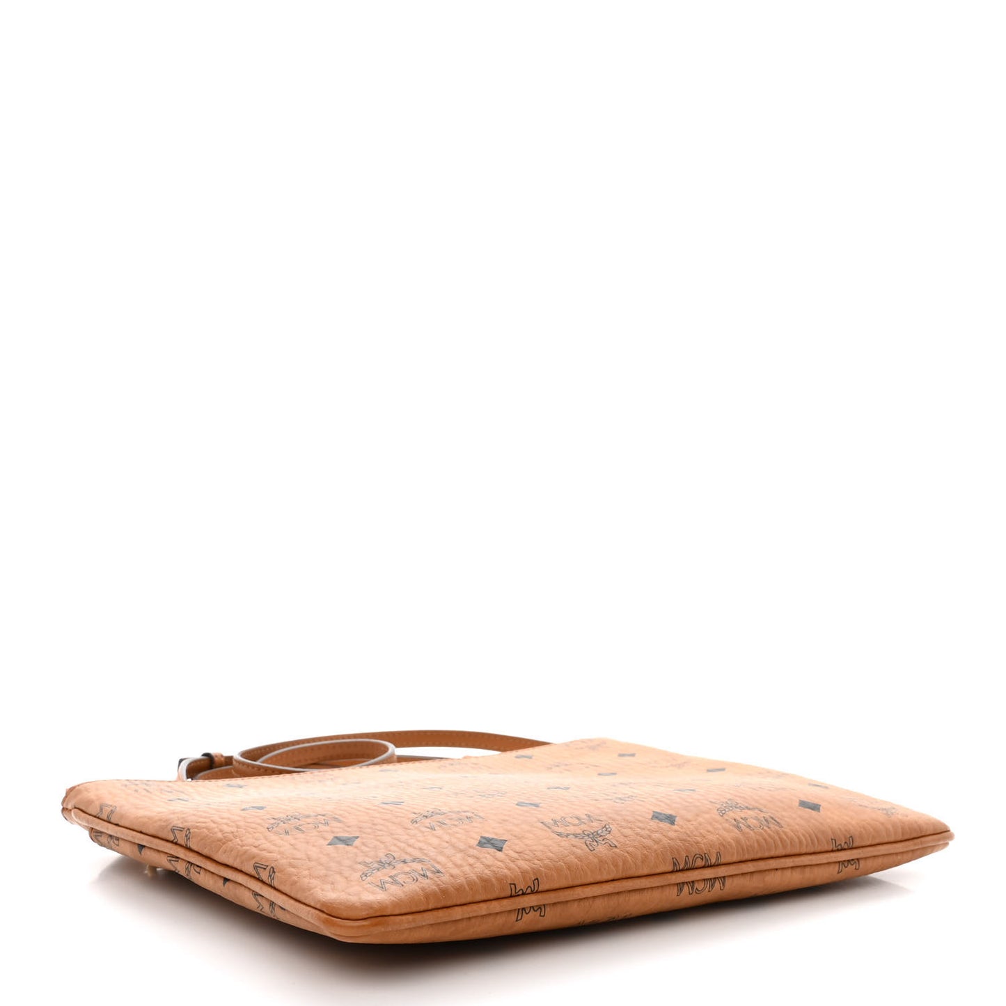 Visetos Medium Crossbody Pouch Cognac