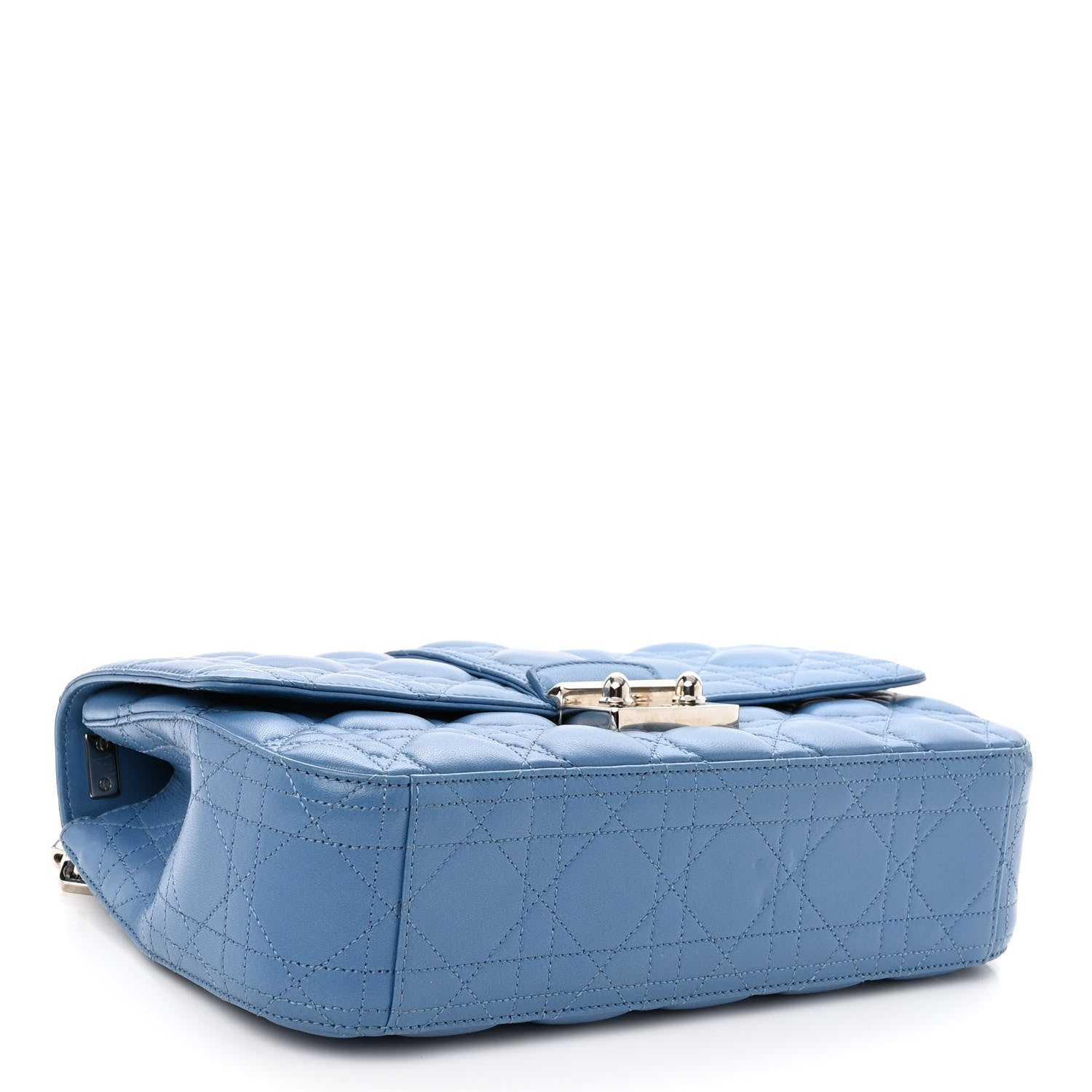 Christian Dior Lambskin Cannage Medium Miss Dior Flap Blue 4 of 11