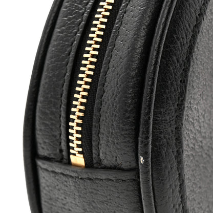 Gucci Textured Calfskin Web Ophidia Round Wrist Wallet Black 11 of 11