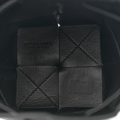 Bottega Veneta Nappa Maxi Intrecciato Mini Cassette Bucket Bag Black 5 of 9