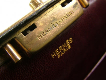 Hermes Crocodile Sac Mallette 26 Black 7 of 10