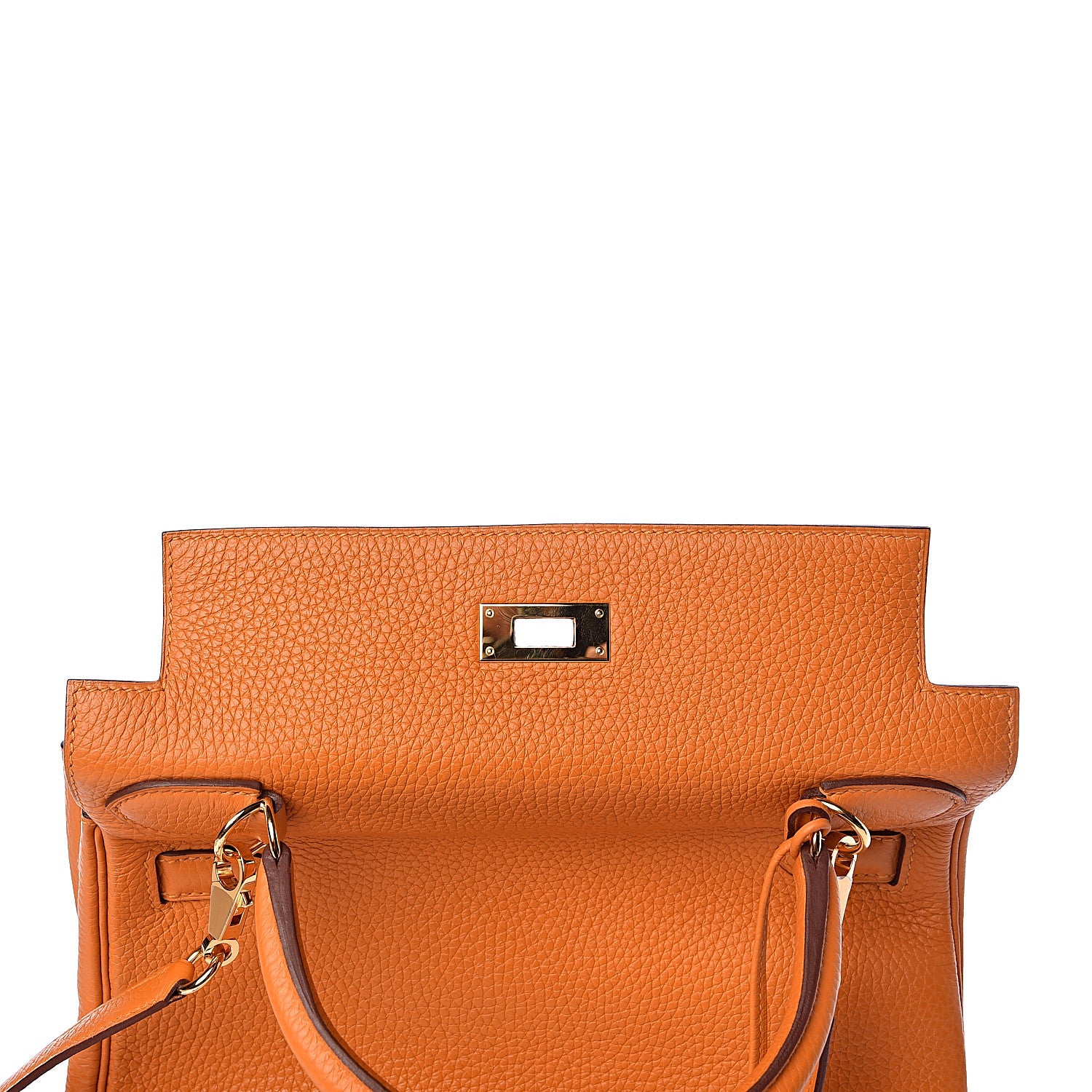 Hermes Taurillon Clemence Kelly Retourne 28 Abricot 22 of 38
