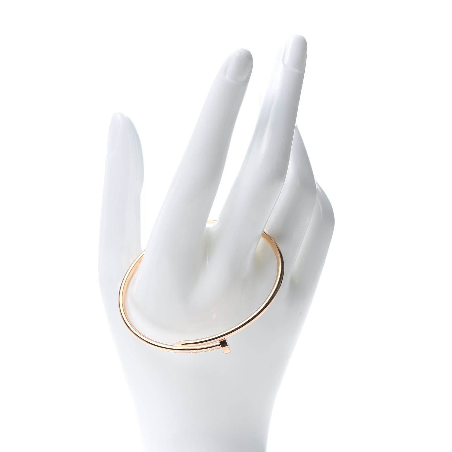 Cartier 18K Pink Gold Small Juste Un Clou Bracelet 17 2 of 6