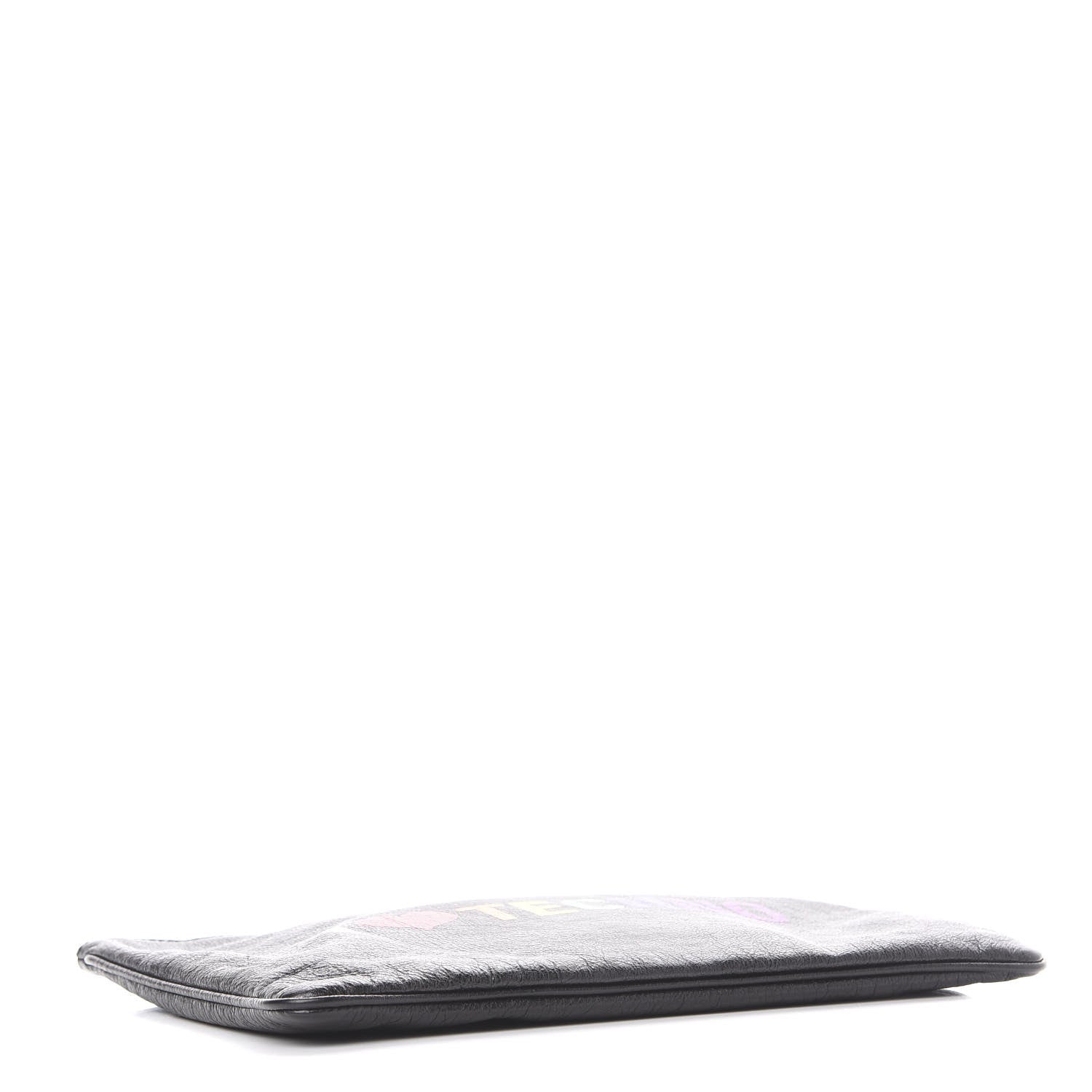 Balenciaga Lambskin Supermarket I Love Techno Pouch Black 3 of 9