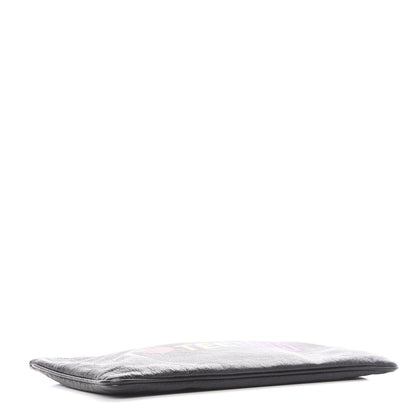 Balenciaga Lambskin Supermarket I Love Techno Pouch Black 3 of 9