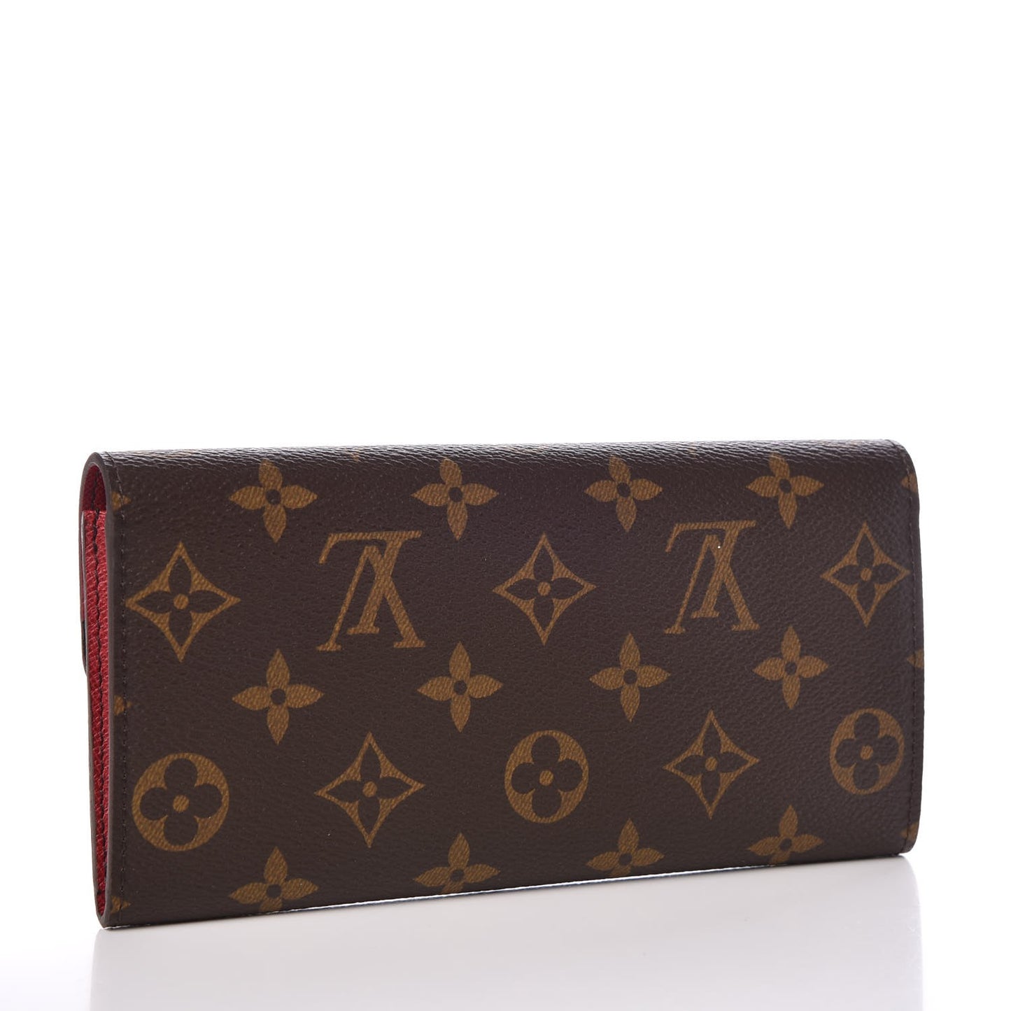 Monogram Emilie Wallet Red