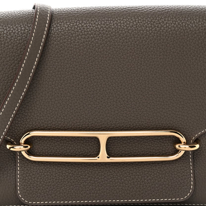 Hermes Taurillon Clemence Sac Roulis 23 Etain 8 of 14