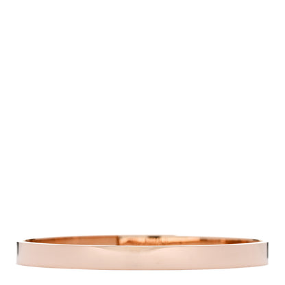 Hermes 18K Rose Gold Diamond PM Kelly Pave Bracelet ST 2 of 4