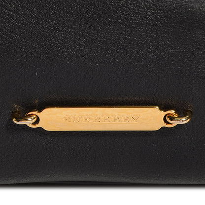 Burberry Soft Leather House Check Small Salisbury Tote Black 6 of 14