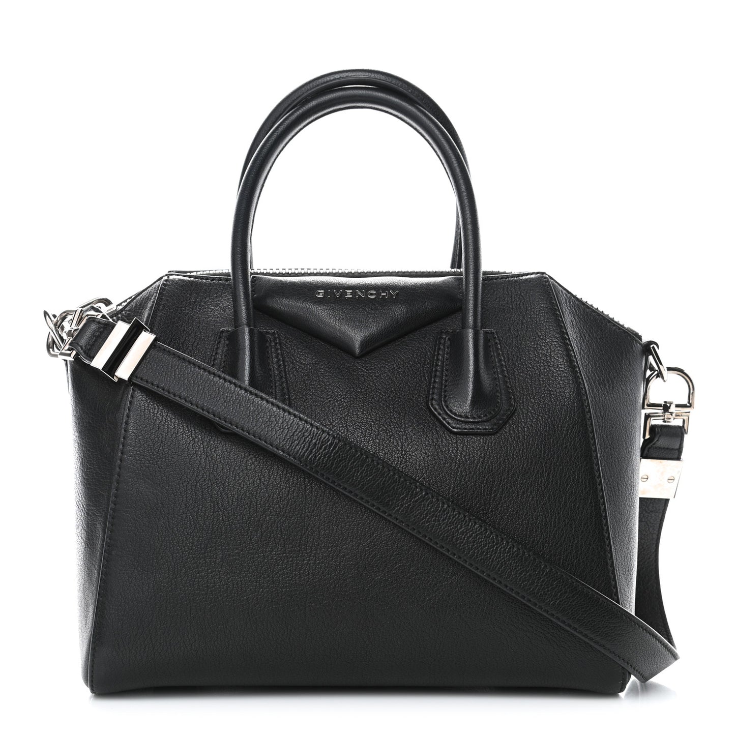 Sugar Goatskin Small Antigona Black