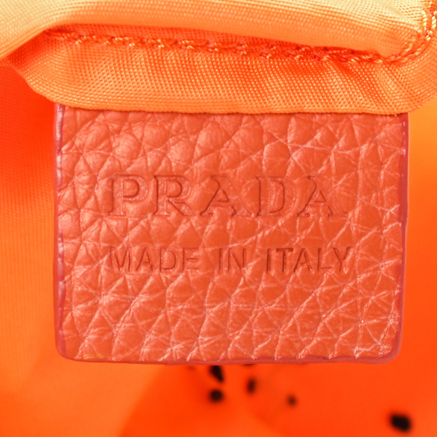 Prada Tessuto Nylon Robot Tote Orange 6 of 9
