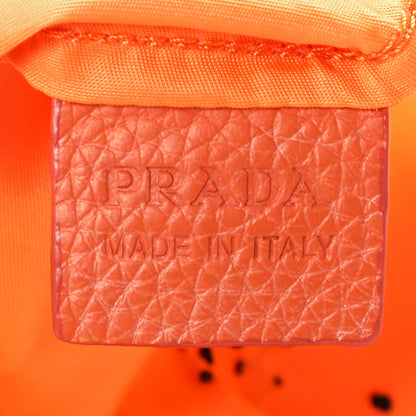 Prada Tessuto Nylon Robot Tote Orange 6 of 9