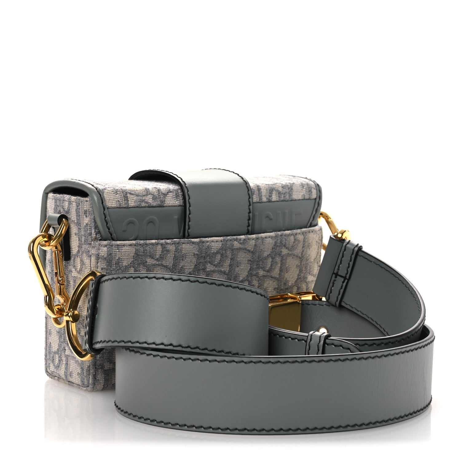 CHRISTIAN DIOR ミッツア　グレー Christian Dior Oblique 30 Montaigne Box Bag Grey 1815306