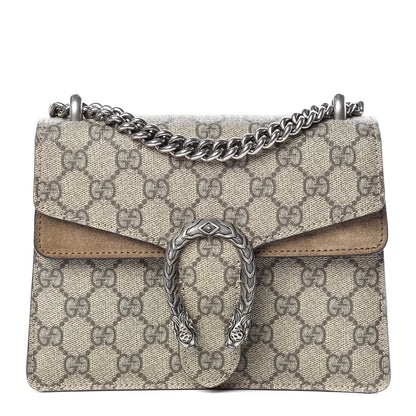 Gucci GG Supreme Monogram Mini Dionysus Shoulder Bag Taupe 1 of 10
