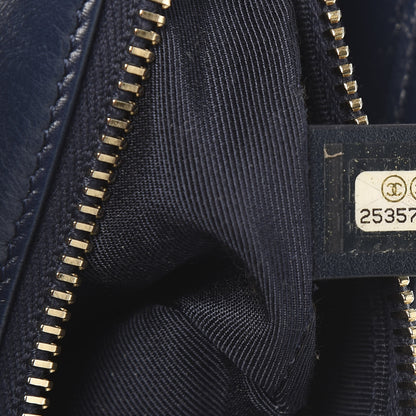 Chanel Tweed Calfskin Small Gabrielle Hobo Blue 7 of 10