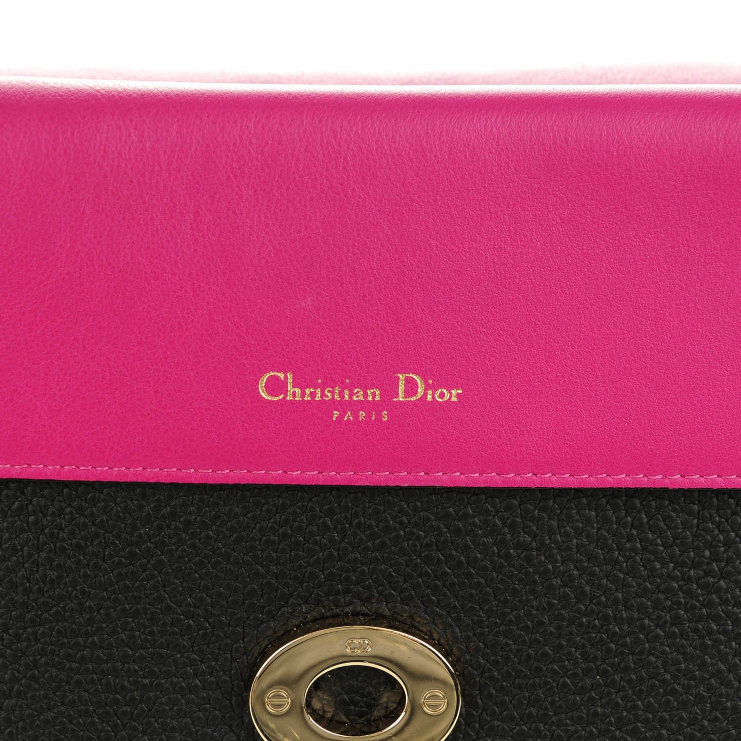 Bullcalf Medium Be Dior Flap Black