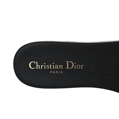 Christian Dior Canvas Embroidered Dway Mules Slide Sandals 39 Deep Blue 7 of 10