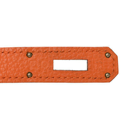 Hermes Togo Kelly Retourne 28 Orange 7 of 12