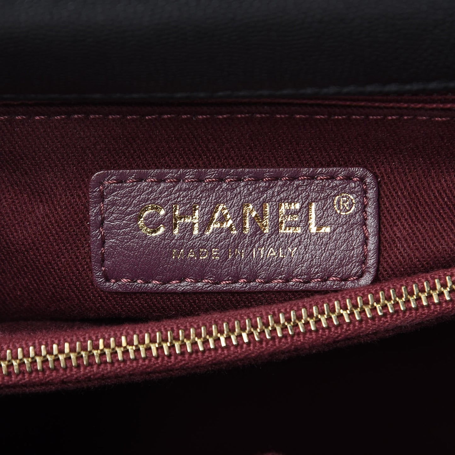 Caviar Quilted Small Coco Handle Flap Black